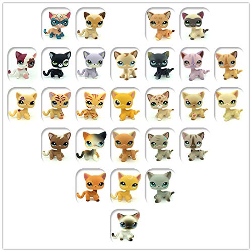 ORCRAT4pcs Random delivery LPS Dragon,LPS Cats, LPS Dogs, LPS Dachshunds, LPS Shepherds, LPS pet Stores,Children's Gifts,LPS Toy for Kids Animal Toy for Girls & Boys