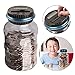 Digital Coin Bank, Clearance Coin Piggy Bank, Digital Counting Coin Bank Saving Jar for U.S. Coins with LCD, Gift for Birthday/New Year's Day(1.8L)