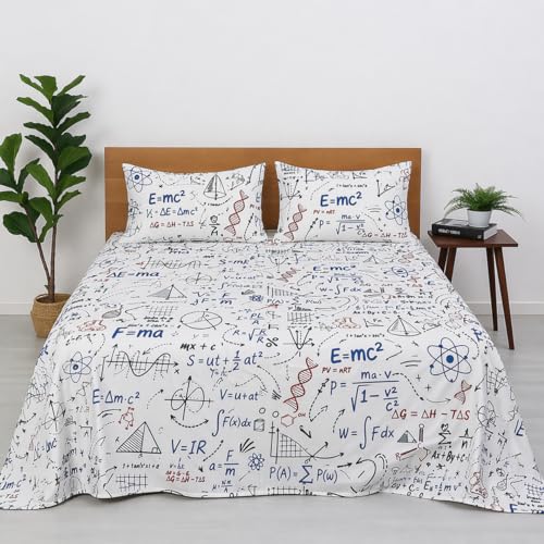 Image of Bedsheet for King Bed Include Pillow Covers | Formula Fantasy Premium Bedding | Pure Cotton 144 Thread Count|108x108 inch - Formula Fantasy
