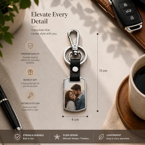 Image of magical gifts Customized Keychains, Unique Personalized Key RIngs and Charms with Your Photos /Name /Design for Bags /Bikes /Car and Gifting Purposes