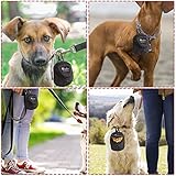 Yoosso Kotbeutelspender für Hunde, Futterbeutel Hundetraining Leckerlitasche Multifunktional mit Kotbeutelspender Leckerlibeutel Hundeleckerli Tasche für Gassigehen Hundetraining(Schwarz)