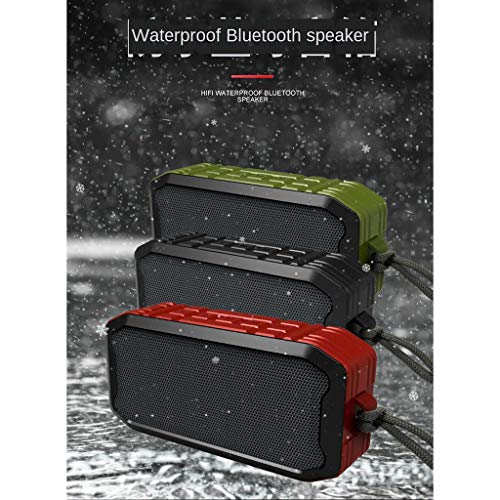 Baoblaze Alto-falante Bluetooth Som Estéreo 1200mah USB AUX TF Para Smart - Verde