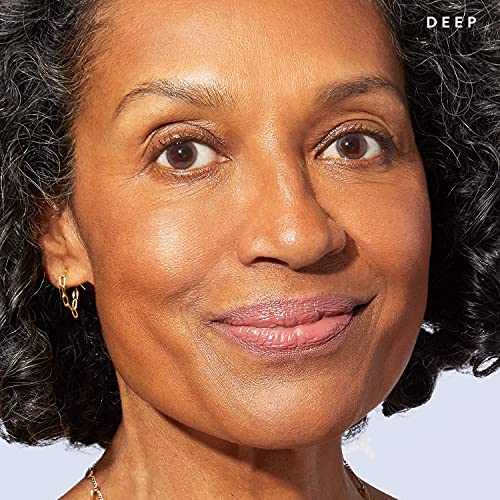 Laura Geller New York Award-Winning Baked Balance-N-Brighten Color Correcting Powder Foundation - Deep - Buildable Light To Medium Coverage - Demi-Matte Natural Finish #TOP6