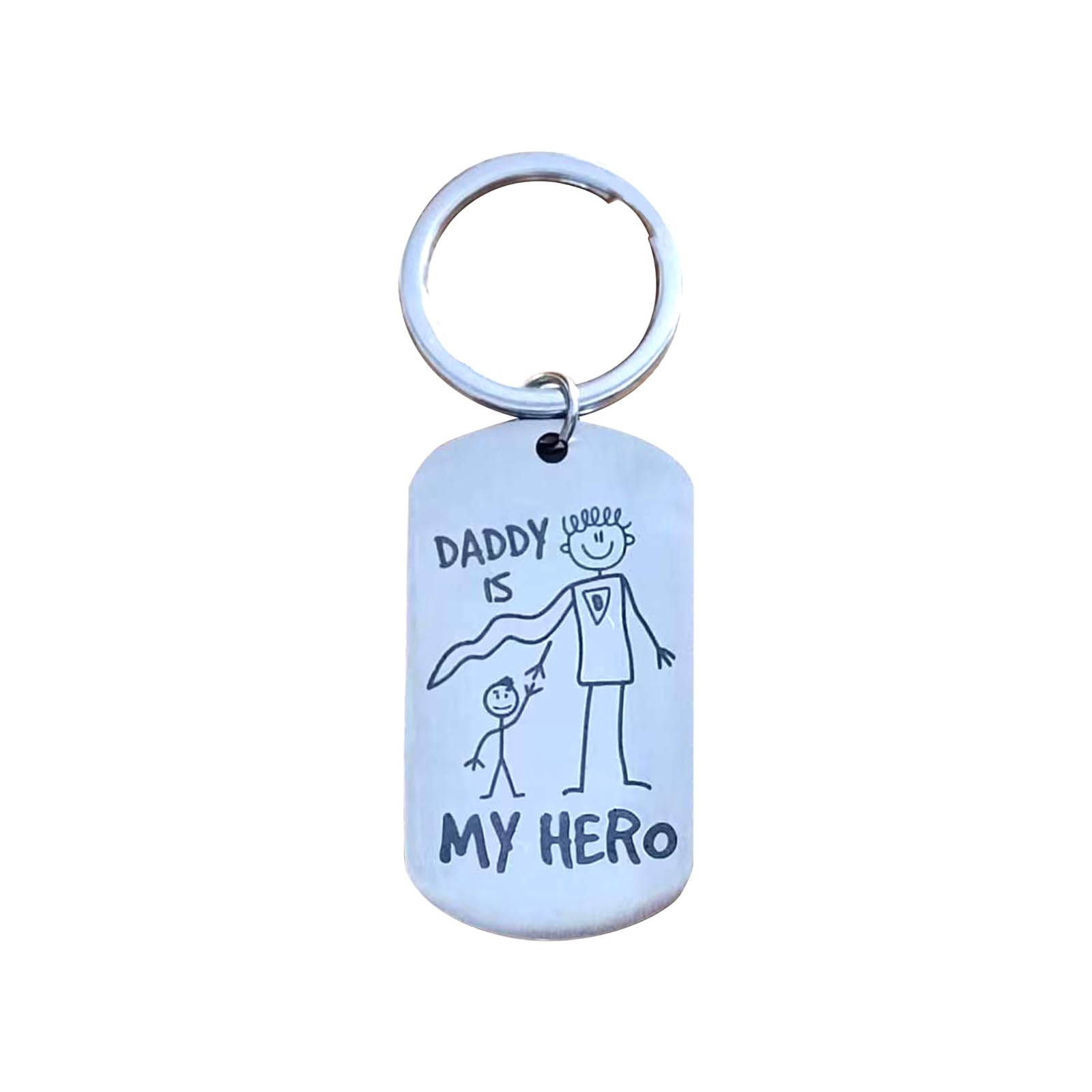 Comelodiant Dad Keychain Father's day Gifts from Daughter Son-Dad Birthday Keyring for Xmas Father's Memorial Day Gift Ideas