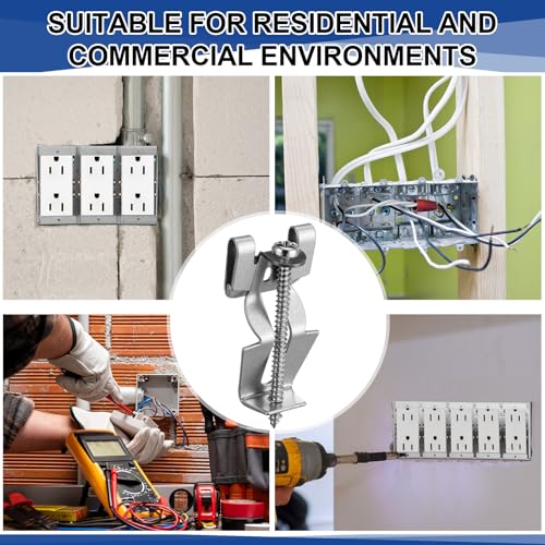 Support de boîtier d'interrupteur Shimeyao avec clips F pour rénovation électrique x25