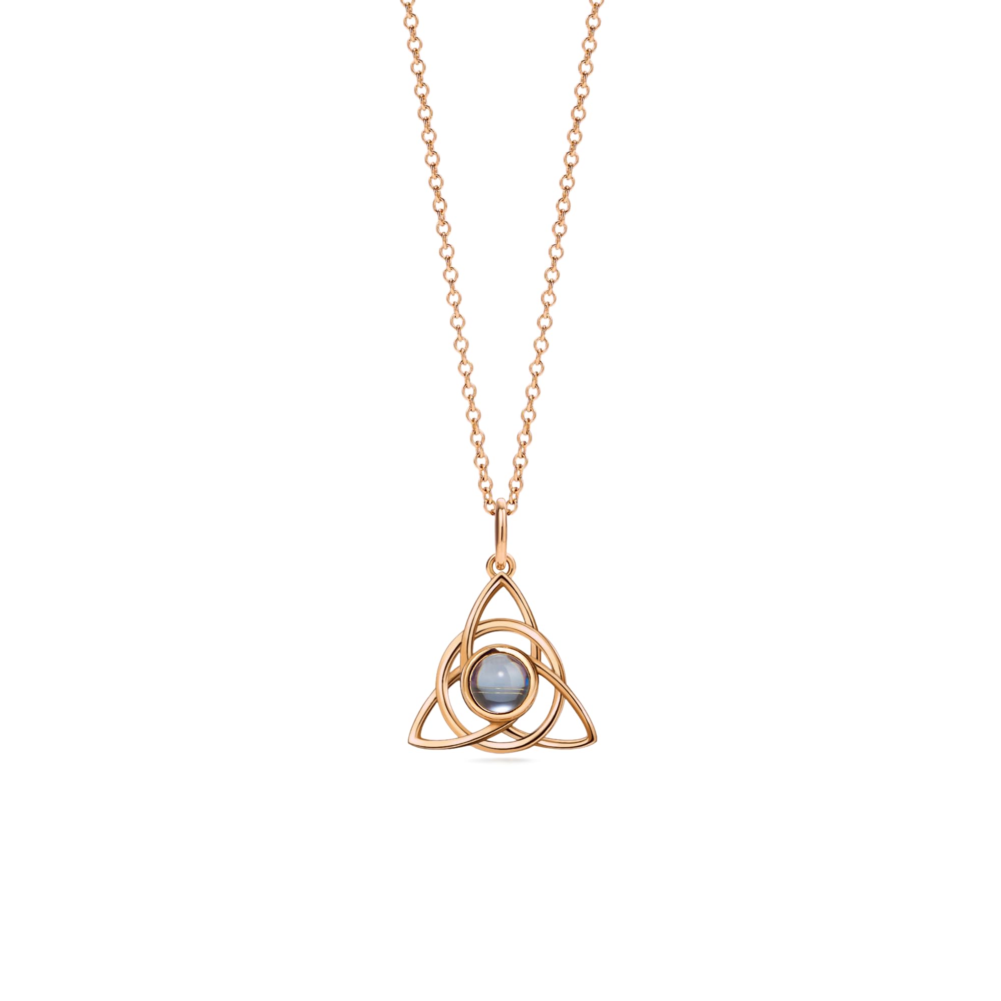 PERIMADE Collana con proiezione fotografica personalizzata con immagine all'interno, ciondolo con nodo celtico commemorativo personalizzato testo e amore in 100 lingue collana di memoria regalo di