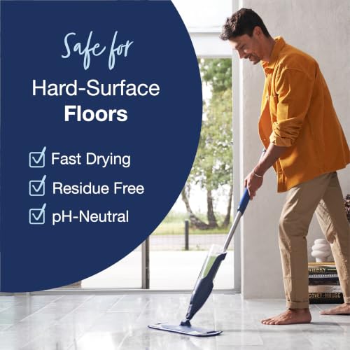 Image of Bona Multi-Surface Floor Cleaner Refill - 96 fl oz - Unscented - Refill Spray Mops and Spray Bottles - Residue-Free Floor Cleaning Solution for Stone, Tile, Laminate, and Vinyl Floors
