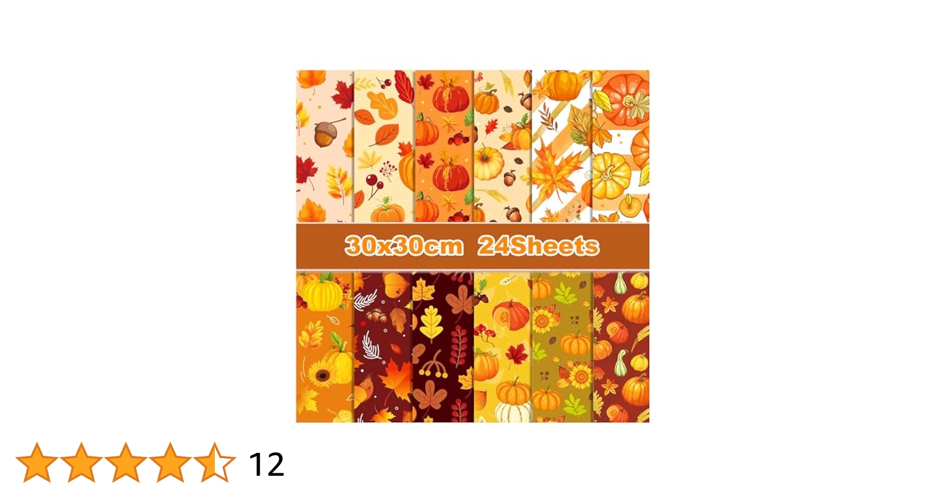 amazon-com-puiksxer-24-pcs-fall-scrapbook-paper-12-x-12-autumn-pattern-paper-pumpkin-maple-leaves-double-sided-craft-origami-paper-for-thanksgiving-harvest-diy-decorative-background-card-making-scrapbook-arts for Free Printable Fall Scrapbook Paper Amazon.com : PUIKSXER 24 Pcs Fall Scrapbook Paper 12