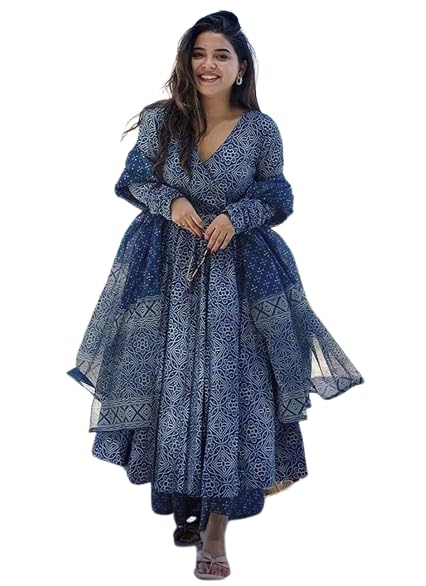 Image of Manojava Women's Traditional Kurta Set, Ethnic Indian Wear
