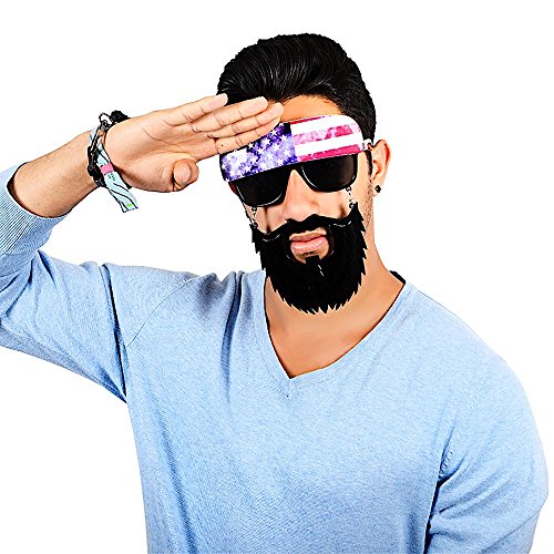 Sun-Staches-Costume-Sunglasses-American-Trucker-Party-Favors-UV400