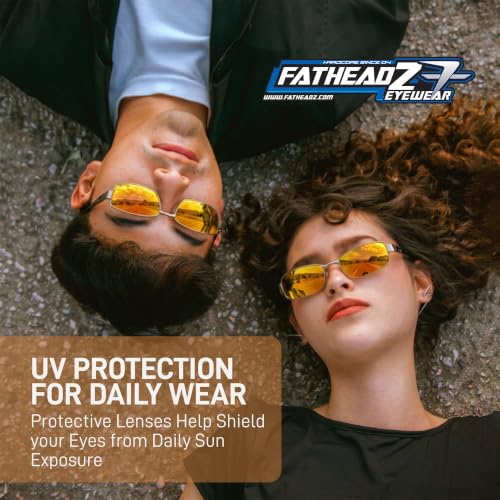 Image of FATHEADZ Oversized Polarized Sunglasses Men & Women - UV Protection RX Ready Wide Fit Eyewear for Outdoor Use - RX Ready