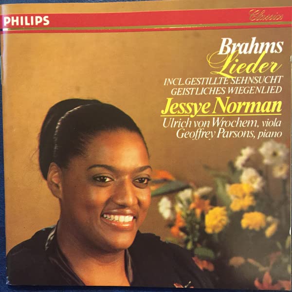 Lieder [Audio CD] Brahms; Norman, Jessye and Parsons