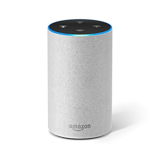 Amazon Echo (2ème génération), Enceinte connectée avec Alexa, Tissu sable