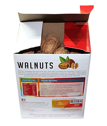 Image of N'Joy Californian Inshell Walnuts 1Kg| Walnuts Dry Fruits|Walnuts|Fresh Walnuts And With Shell For Snacking&Baking