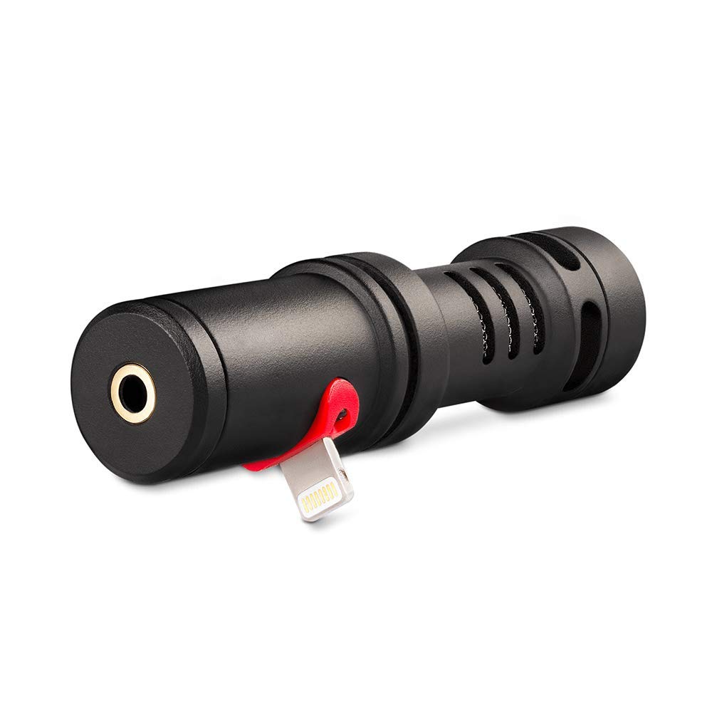 Rode Microphones VMMLMicrofono direzionale compatto iOS con connettore Lightning VideoMic Me-L, 19,5dBA & Manfrotto MTWISTGRIP Twistgrip Morsetto Universale per Smartphone