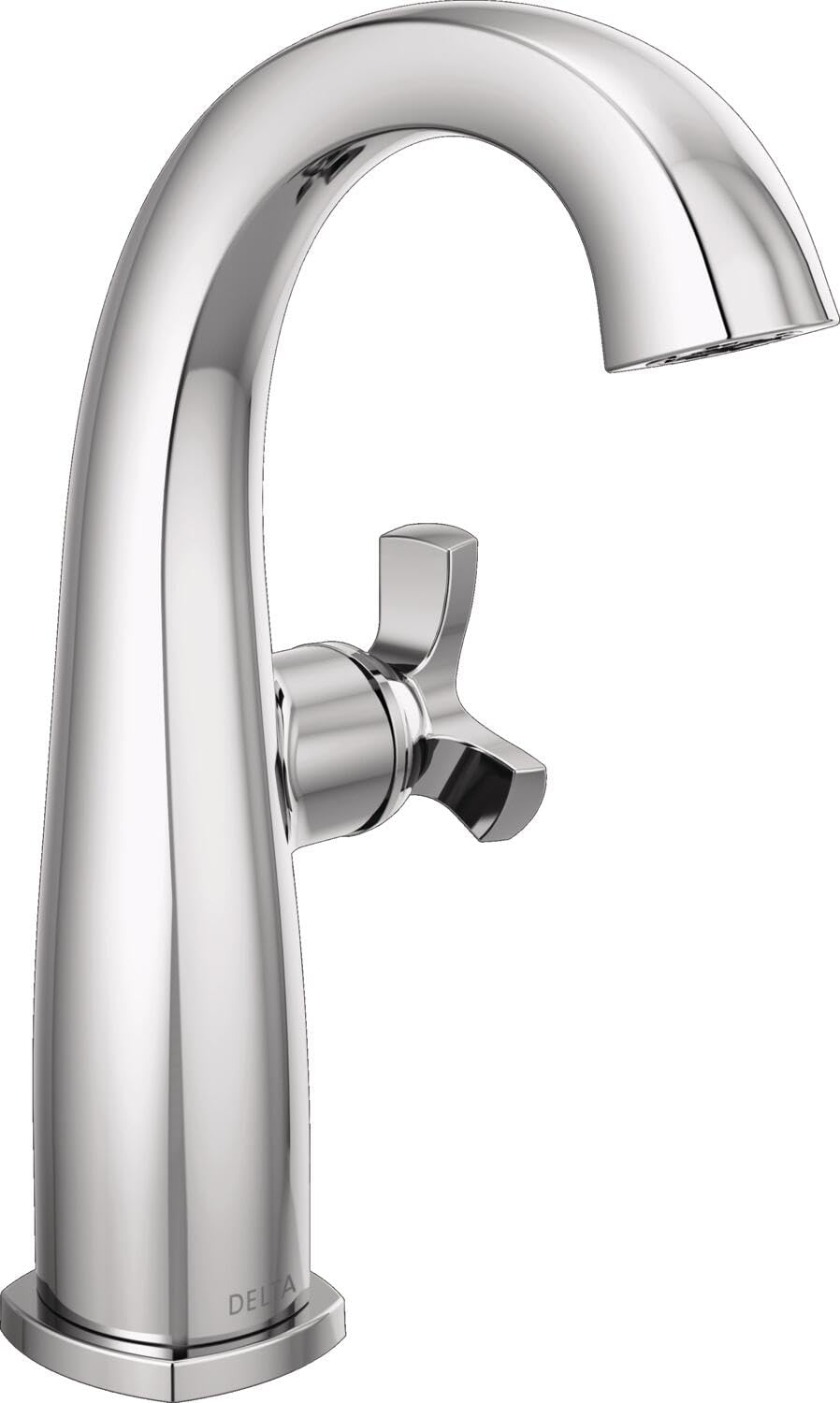 Robinet de salle de bain mi-hauteur anti-éclaboussures avec mitigeur lavabo monocommande