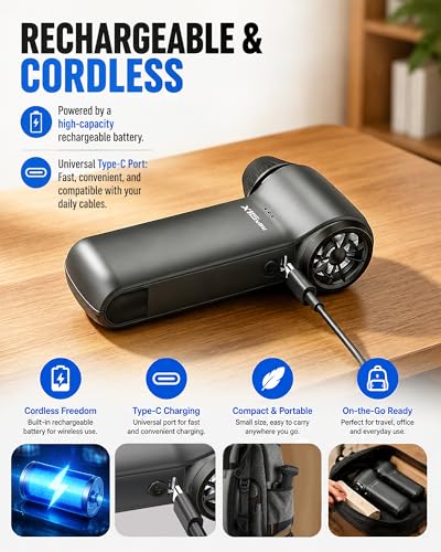 Compressed Air Duster 180000RPM Rechargeable Cordless Electric Blower - image 6