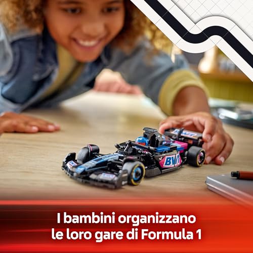 Speed Champions Auto da Corsa BWT Alpine F1 Team A524 Macchina Giocattolo da Collezione con Minifigure del Pilota, Modello per Bambini e Bambine da 10 Anni o per Adulti Fan della Formula 1 77248 - Lego - Immagine 2