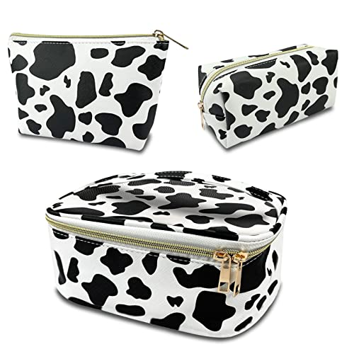 Trousse de maquillage et toilette grand format en PVC durable pour organiser vos voyages