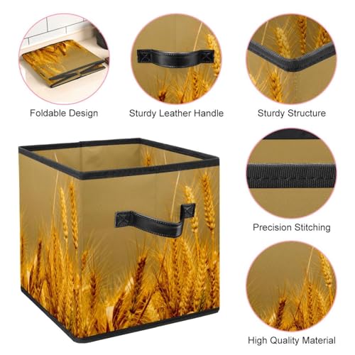Boîte de rangement pliable cube tissu contre désordre placard - 5