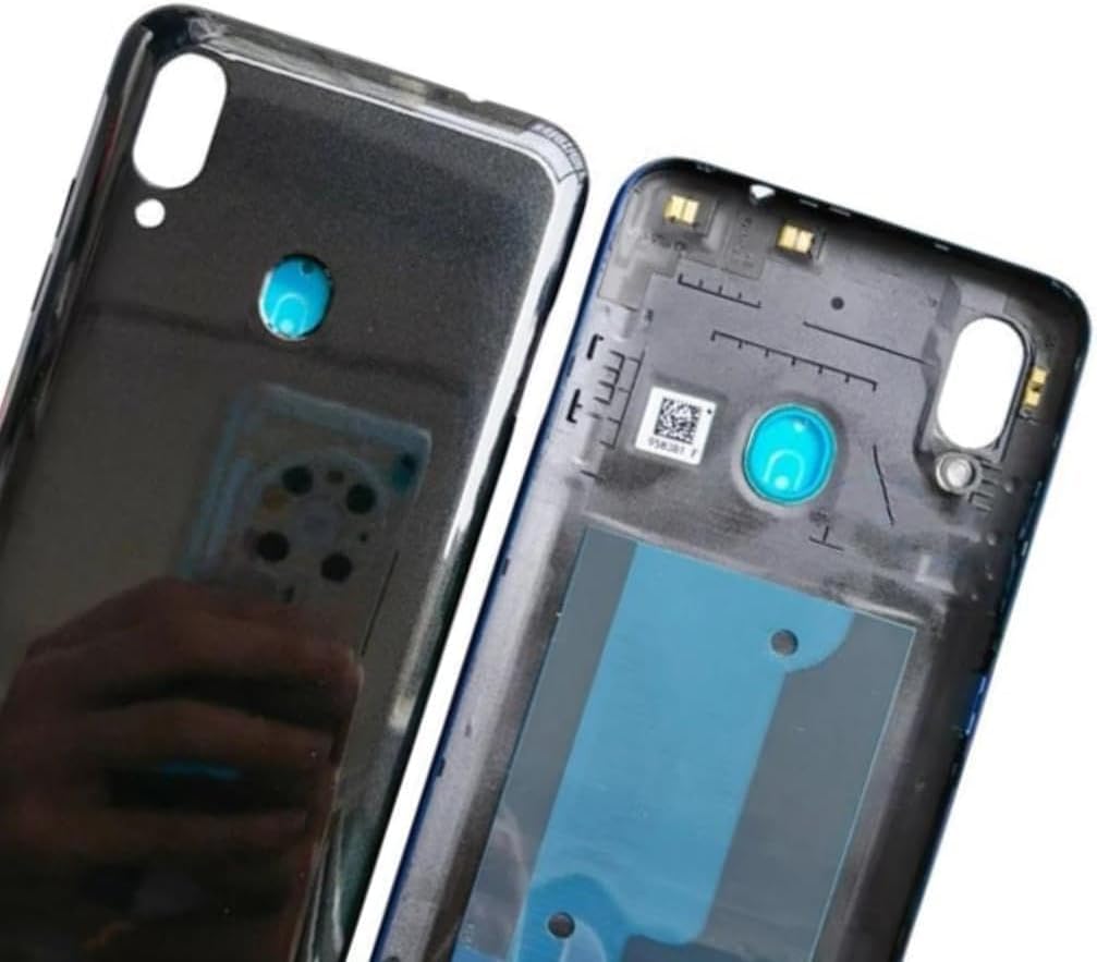 SHOWGOOD 6.26 inch for ZTE Blade V10 Vita V1000 Back Battery Cover Door Housing case Rear Glass Parts Replacement (Black)