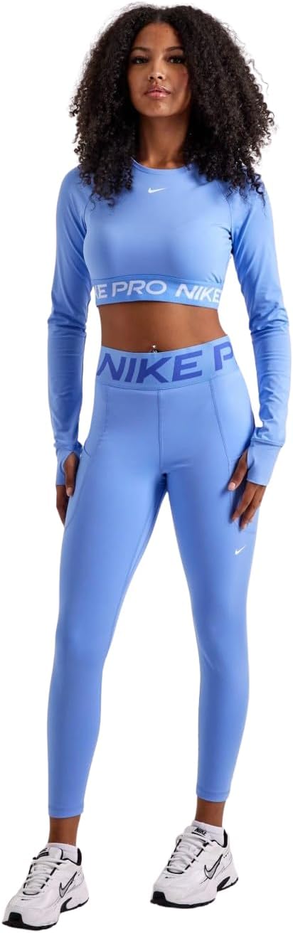 Nike Women's Pro Dri-FIT Cropped Long-Sleeve Top