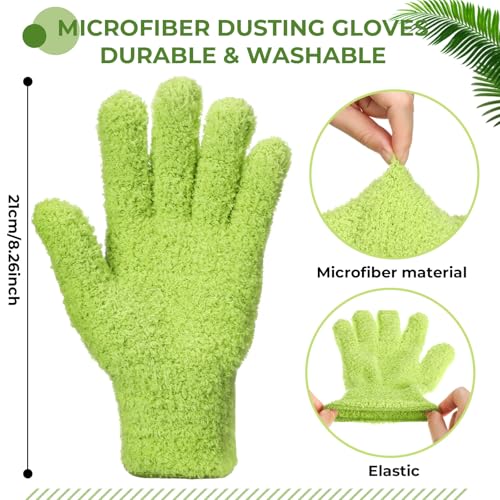 Paquete de 8 toallitas limpiadoras para plantas con guantes miniatura 2