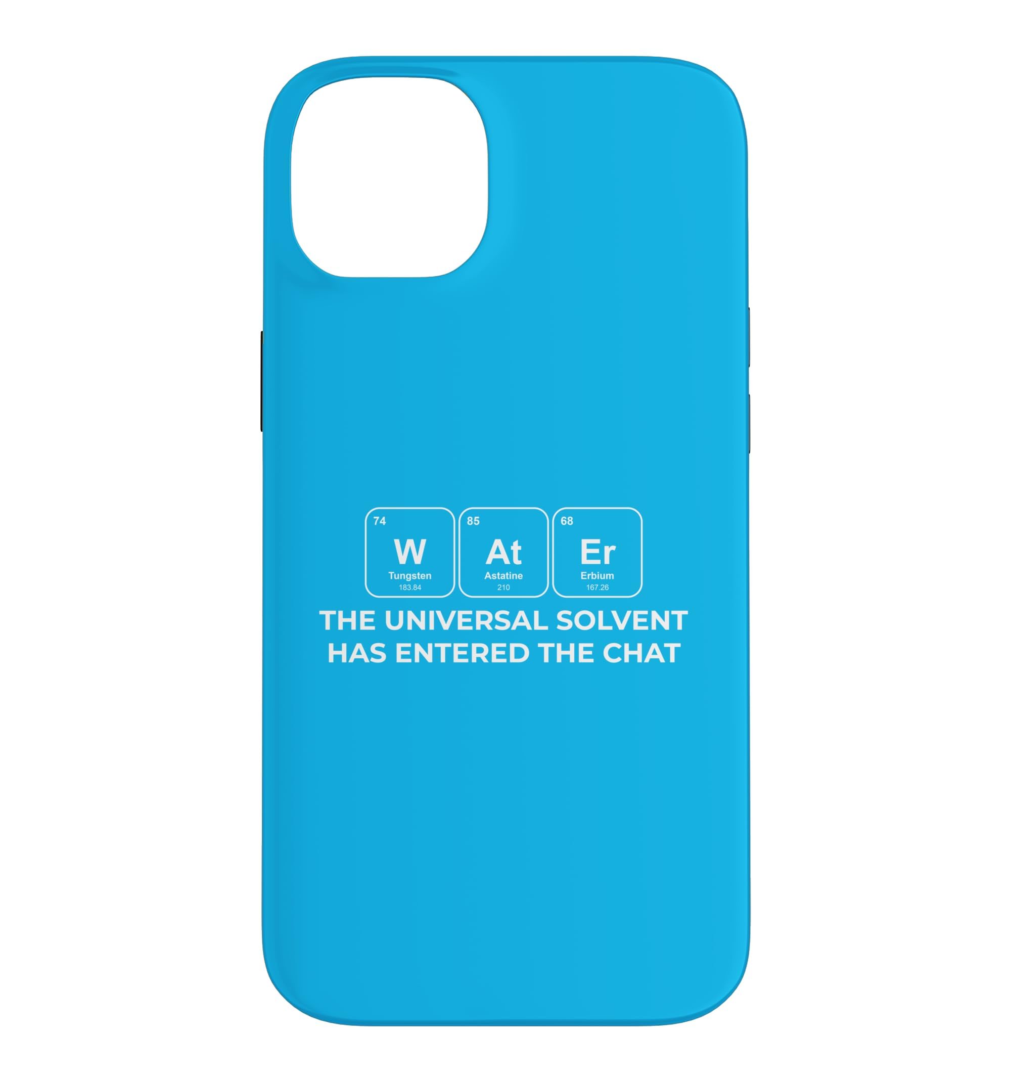 Water Periodic Table Pun Biochem Pre Med Student Design Magnetic Case for iPhone 14 Plus Magnetic iPhone 14 Plus