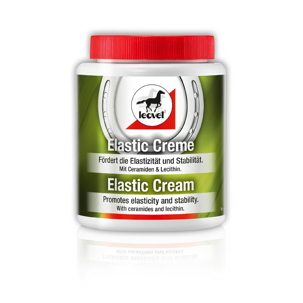 Leovet Elastic Creme | 750 ml | Producto para el Cuidado de Cascos de Caballos | con Aceite de Coco