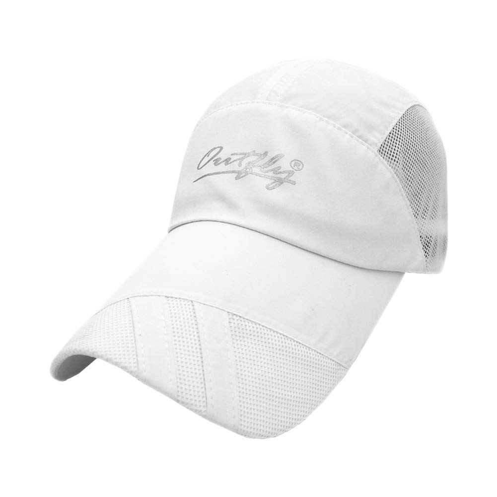 Gracelife Lengthened Brim Cap Unisex Sun Protection Baseball Cap Adjustable Breathable Long Large Bill Cap