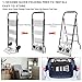 2-in-1 Folding Hand Truck & 3-Step Ladder – 220 lbs Capacity Dolly Cart & 500 lbs Aluminum Step Stool, Multi-Functional for Home, Office, Warehouse