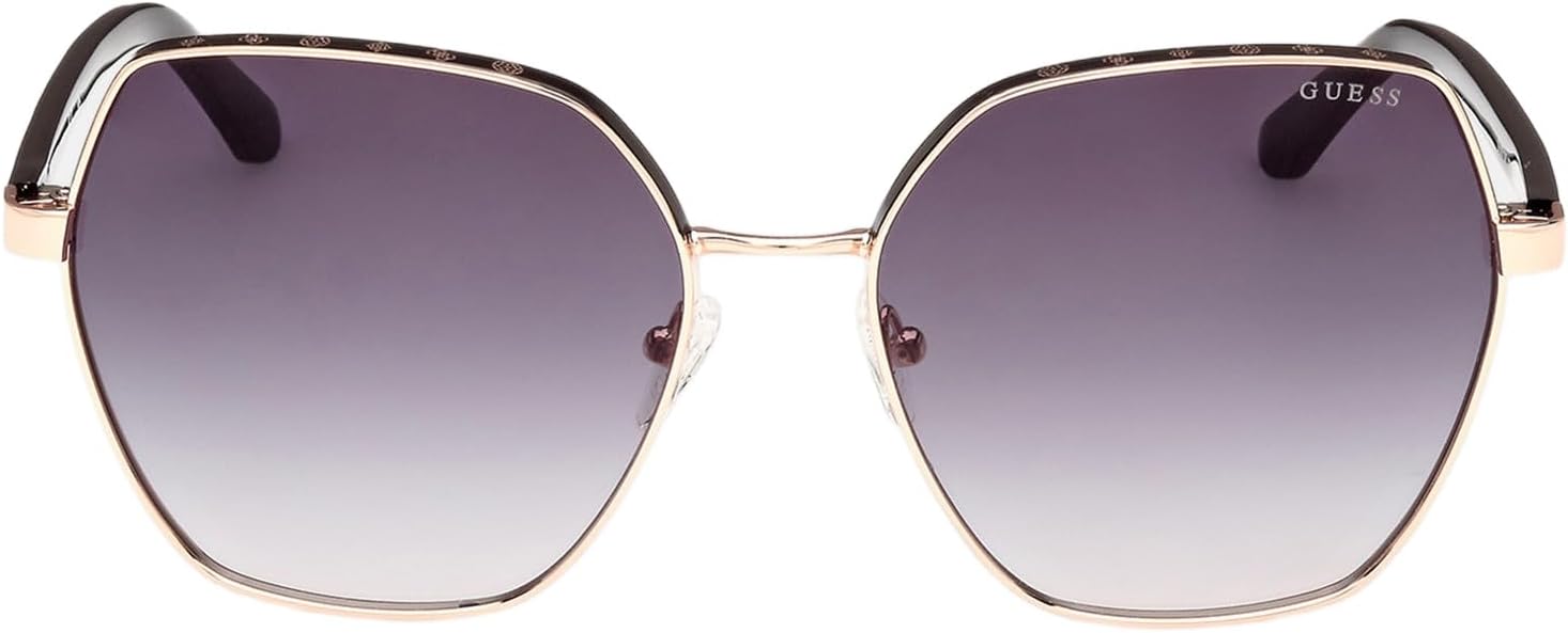GUESS Geometric Metal Sunglasses