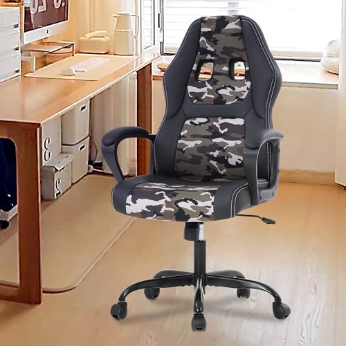 PayLessHere Cadeira de jogos cadeira de escritório ergonômica cadeira de computador com suporte lomb