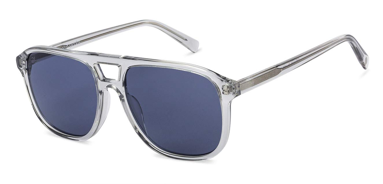 John Jacobs | Polarized & UV Protection Sunglasses For Men & Women | Full Rim Round Small (Size-50) JJ S12432-C1