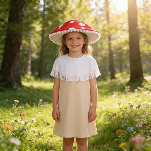 Disfraz infantil de seta 2 piezas talla 7-8 años rojo miniatura 7