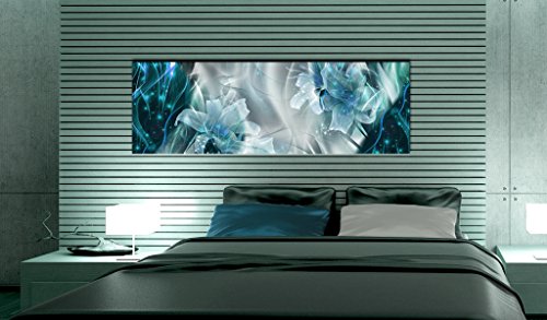 Artgeist Glass Wall Art Acrylic Print Flowers 53X18 In - Image Picture Photo Painting Artwork 1 Pcs Home Decor Lily A-C-0061-K-D #TOP1
