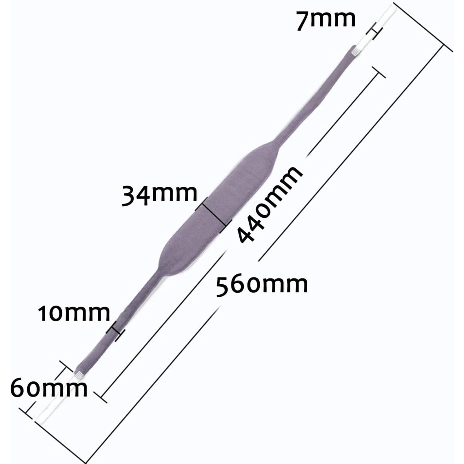 Correa Segura para Traqueotomía, Collar De Traqueotomía, Banda para el Cuello Desechable para Traqueotomía para laringectomía, Empaquetada Individualmente, 2/4 Piezas