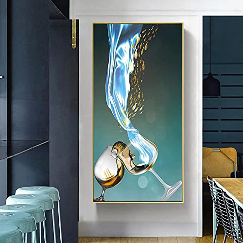 Mur Art Photo Pour Salon Vert Intrance Peinture Toile 80x160