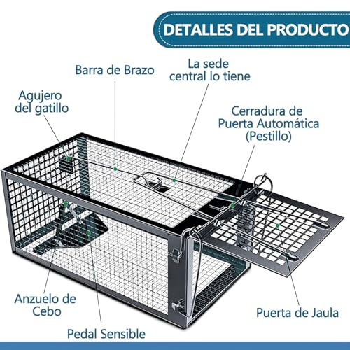 La mejor selección de Trampas para ratas grandes que puedes comprar esta semana. 27 Imagen adicional