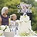 AROKIPPRY Always and Forever Cake Topper, silver glitter After All This Time Always Wedding Cake Topper，Wedding or Anniversary party Decorations
