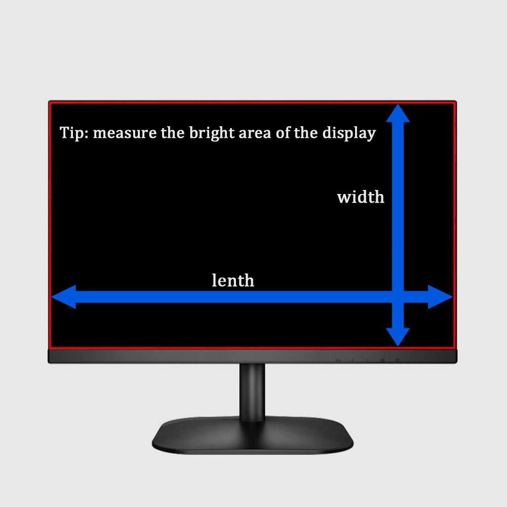 Filtre d'écran Anti-lumière Bleue, Protecteur d'écran Mat pour PC, Film de Protection oculaire Anti-éblouissement Anti-Rayures, pour Moniteur d'ordinateur de Bureau,22"