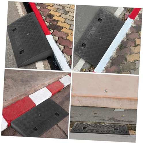 Rampe d'accès en caoutchouc noir VALICLUD pour trottoirs et voitures - 5