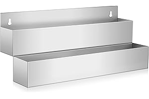 Zonon 22-Inch Speed Rails Liquor Bottles Holder Rack, Stainless Steel Double Tier...