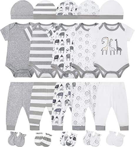 Image of ABeCue Baby Boy Layette Essentials Set Newborn Girl Clothes Pack Infant Gift Sets 20-Piece