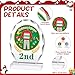 Huquary 3 Pcs Christmas Contest Trophy Set 1ST 2ND 3RD Place Cookie Gingerbread Man House Pajamas Competition Kit Acrylic Awards Funny Xmas Party Trophies Tabletop Decor(Christmas Pajamas)
