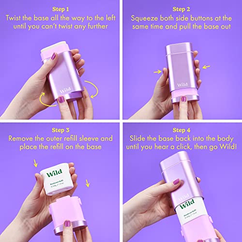 Wild Natural Refillable Deodorant - Vegan & Eco-Friendly thumb #3