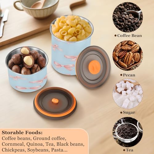 Envase para café hermético de acero inoxidable ATTX 900 ml miniatura 5