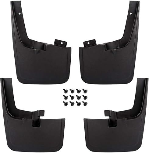 ALLGOOD Protectores de barro delanteros y traseros, aletas de barro compatibles con Ford F150 F-150 2015 2016 2017 2018 (para camiones con