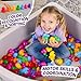 Sunny Days Entertainment 100 Count Duck Shaped Ball Pit Refill Balls with Storage Bag for Baby and Toddler Crush Proof and Non Toxic, Baby Pool Water Toys, Party Decoration