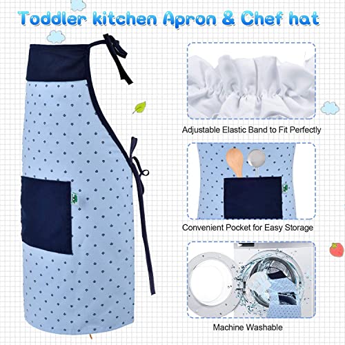 Cosily Kitchen Pretend Play Toys, Kids Cooking And Baking Set With Stainless Steel Cookware Pots And Pans Set, Cooking Utensils, Apron & Chef Hat, Cupcake Moulds, Cutting Vegetables For Boys And Girls #TOP4